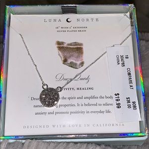 Luna Norte positivity and healing necklace